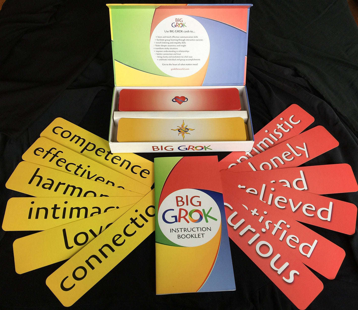 GROK Big Conversation Cards | 25 Playful Therapy Games | Multicolor | Model 43227-546