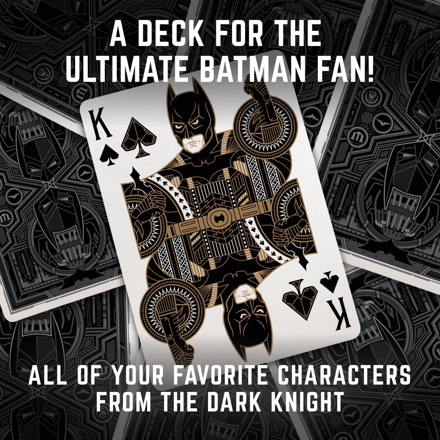 Theory11 The Dark Knight Trilogy Premium Playing Cards - Officially Licensed Batman Theme Deck