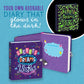 Peaceable Kingdom Secrets, Dreams And Wishes Glow In The Dark 6.25' Lock And Key, Lined Page Diary For Kids