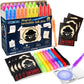 Giftinbox Invisible Ink Pens With Uv Light For Kids, Spy Pen Party Favors For Kids 8-12, 24Pack Invisible Ink Pen And Notebook, Uv Pen For Secret Message Escape Room Birthday Party Favors For Kids 4-8