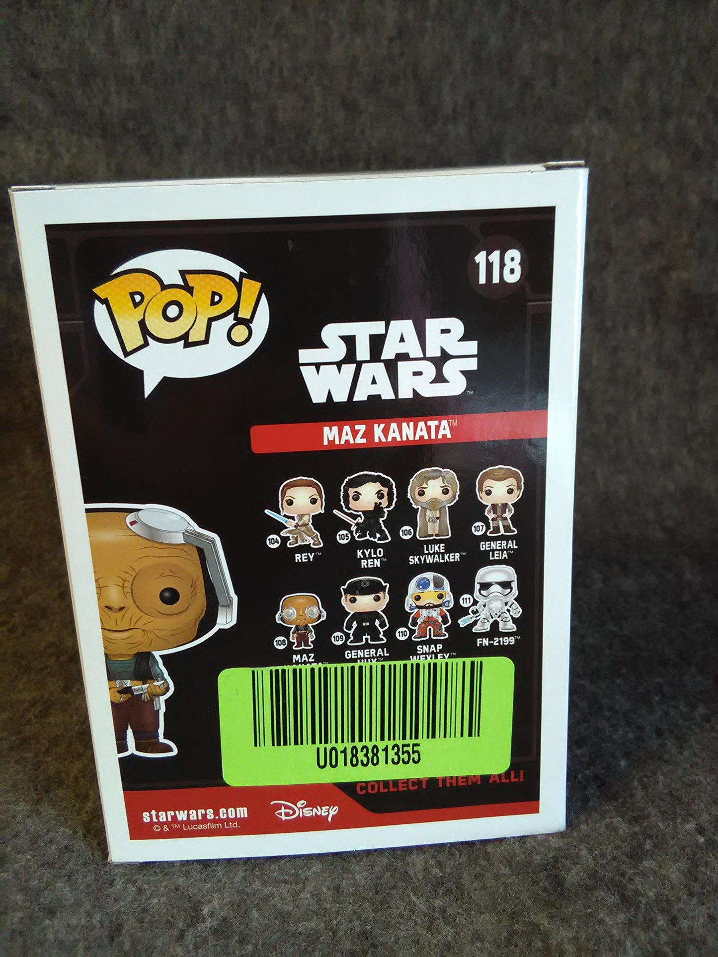 Funko - Figurine Star Wars Episode 7 - Maz Kanata No Glasses Exclu Pop 10Cm - 0849803096137