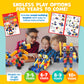 Skoolzy Klikio 8 In 1 Construction Building Engineering Toys 98 Piece Kit - Stem Bin Toys For Ages 7+, Includes Storage Bag And Booklet With Building Designs