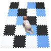 Yiminyuer® 20 Tiles (30Cm×30Cm×1Cm Each Tile) Baby Soft Puzzle Play Mats, Kids Thick Eva Foam Floor, Toddlers & Children'S Soft Interlocking Mat R01R04R07G301020