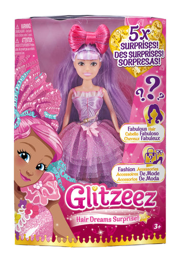Glitzeez Hair Dreams - 10.5' Doll With 5 Surprises And Interchangable Outfit By Zuru