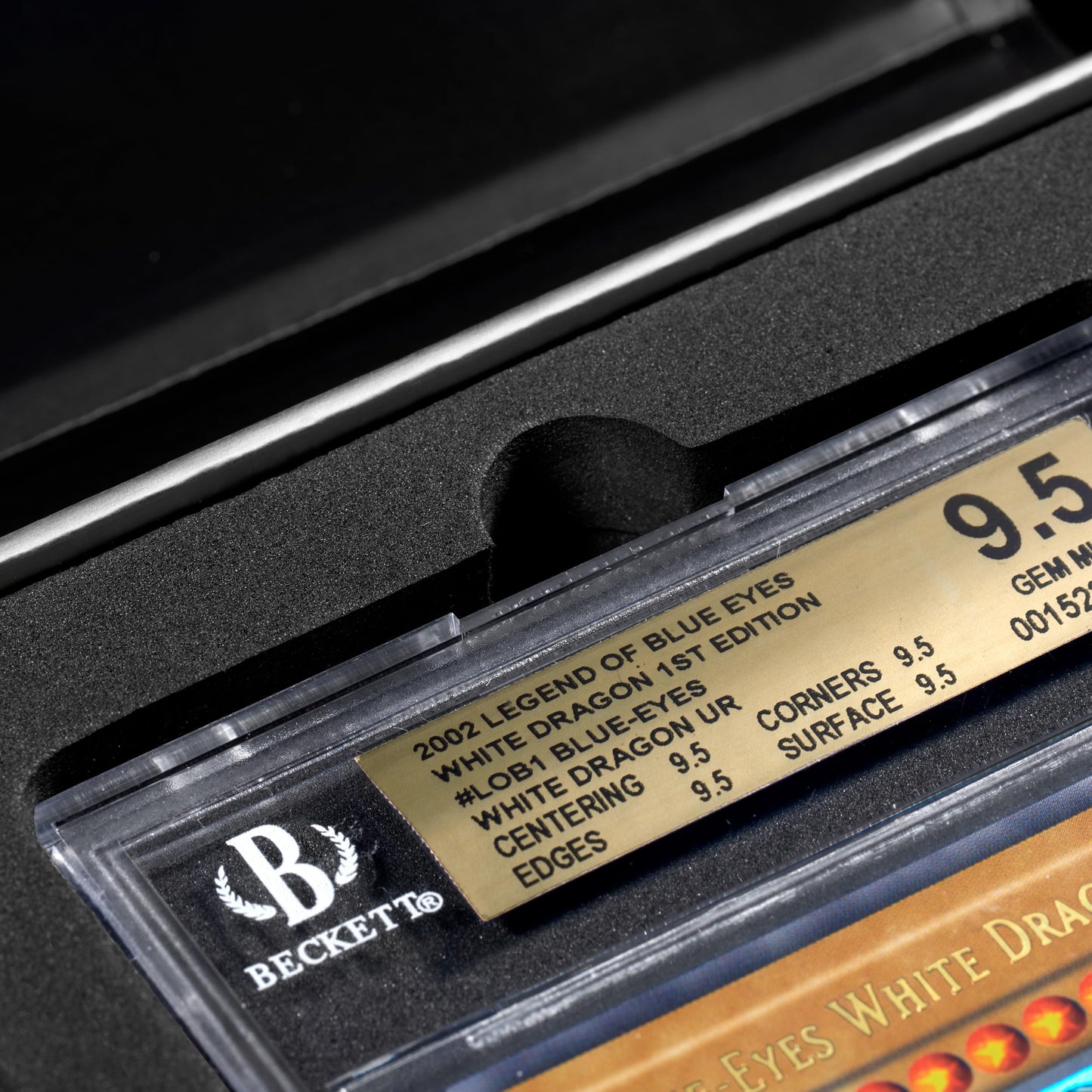 Collector Nine BGS Display Gift Case Magnetic Flip | Graded Card Storage Slab Shipping Box Holder (Silver, BGS 3-Pack)