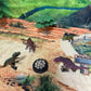 Eku Easyku Large Dinosaur Park Gate Dino Nest Of Eggs Realistic Dinosaur Toys For Kids 3-5 5-7 Jurassic World Dinosaur Toys Steg