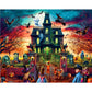 White Mountain 1000 Piece Halloween Puzzle Vintage Fall Jigsaw Puzzles for Family and Adults - Fright House