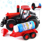 Prextex Bump & Go Bubble Blowing Farm Tractor Toy Truck with Lights, Sounds, and Action for Toddlers - Bubble Solution Included 