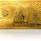 American Art Classics Gold Million Dollar Bill Commemorative - Small Steel Replica