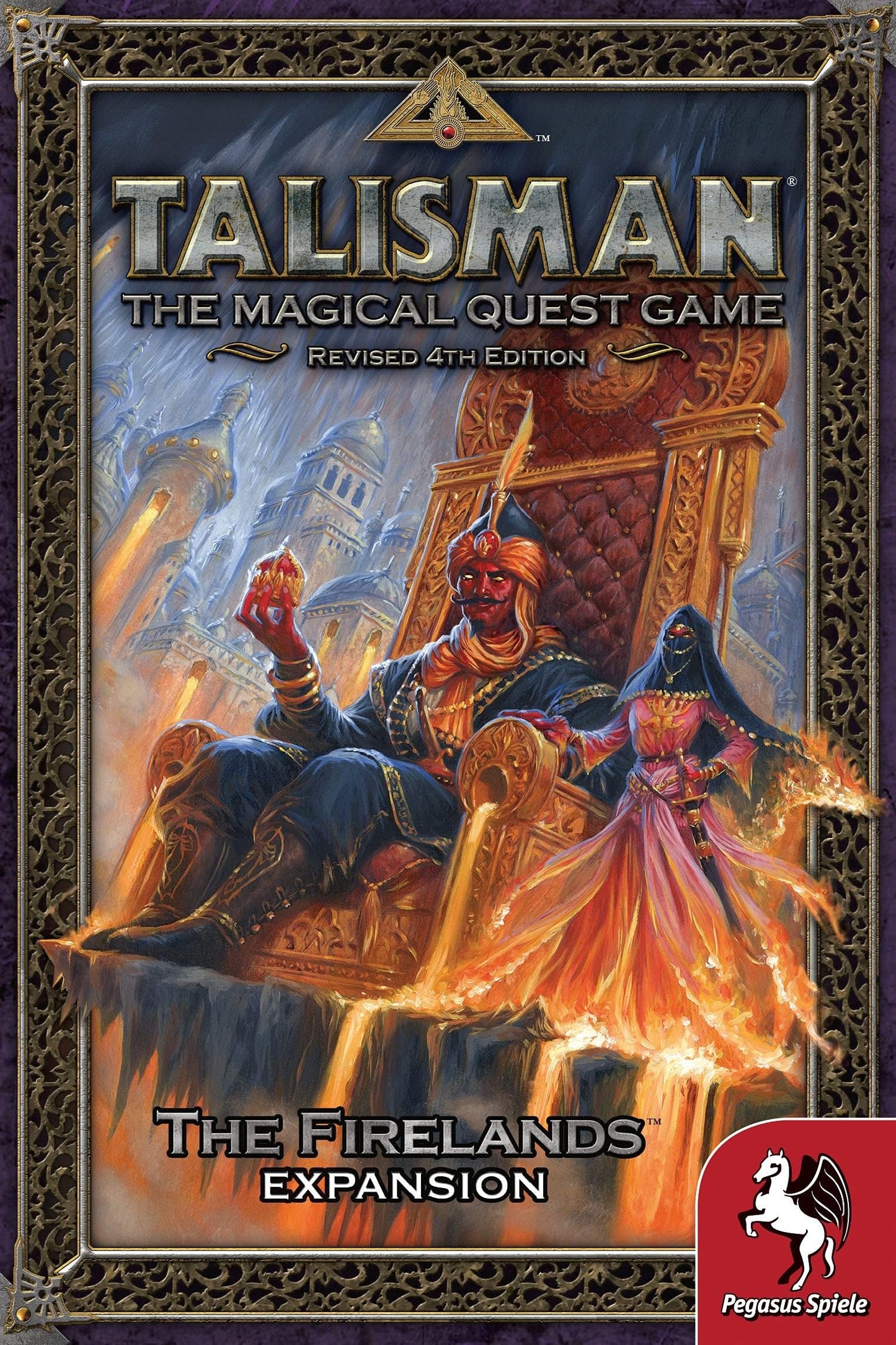 Pegasus Spiele Talisman: The Firelands Board Game Orange