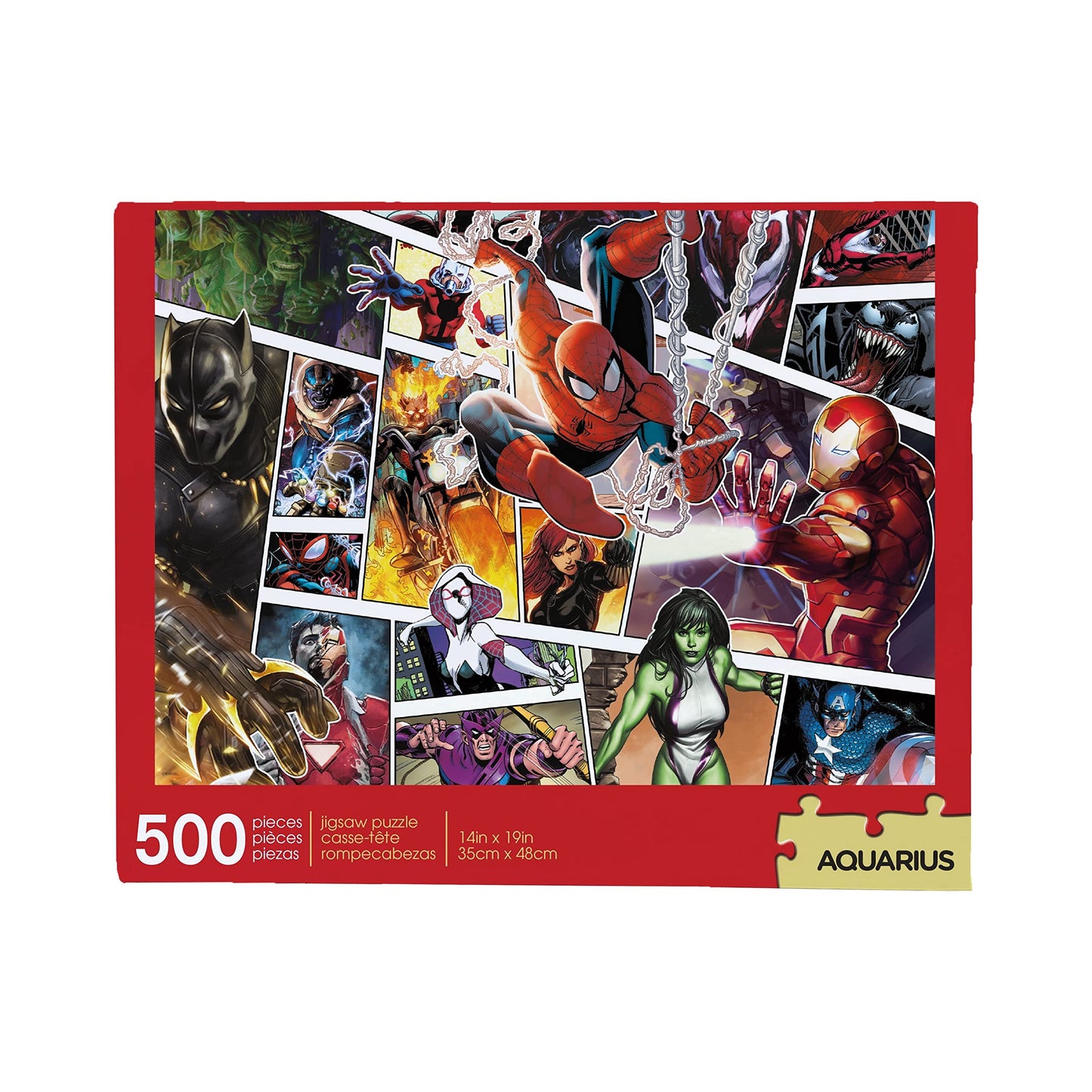 Aquarius Marvel Puzzle (500 Piece Jigsaw Puzzle) - Glare Free - Precision Fit - Officially Licensed Marvel Merchandise & Collect