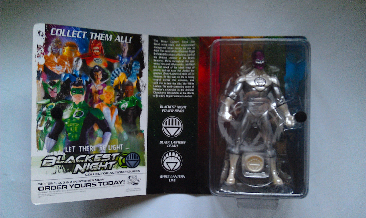 Dc Direct 2010 Sdcc San Diego Comiccon Exclusive Blackest Night Sinestro White Lantern