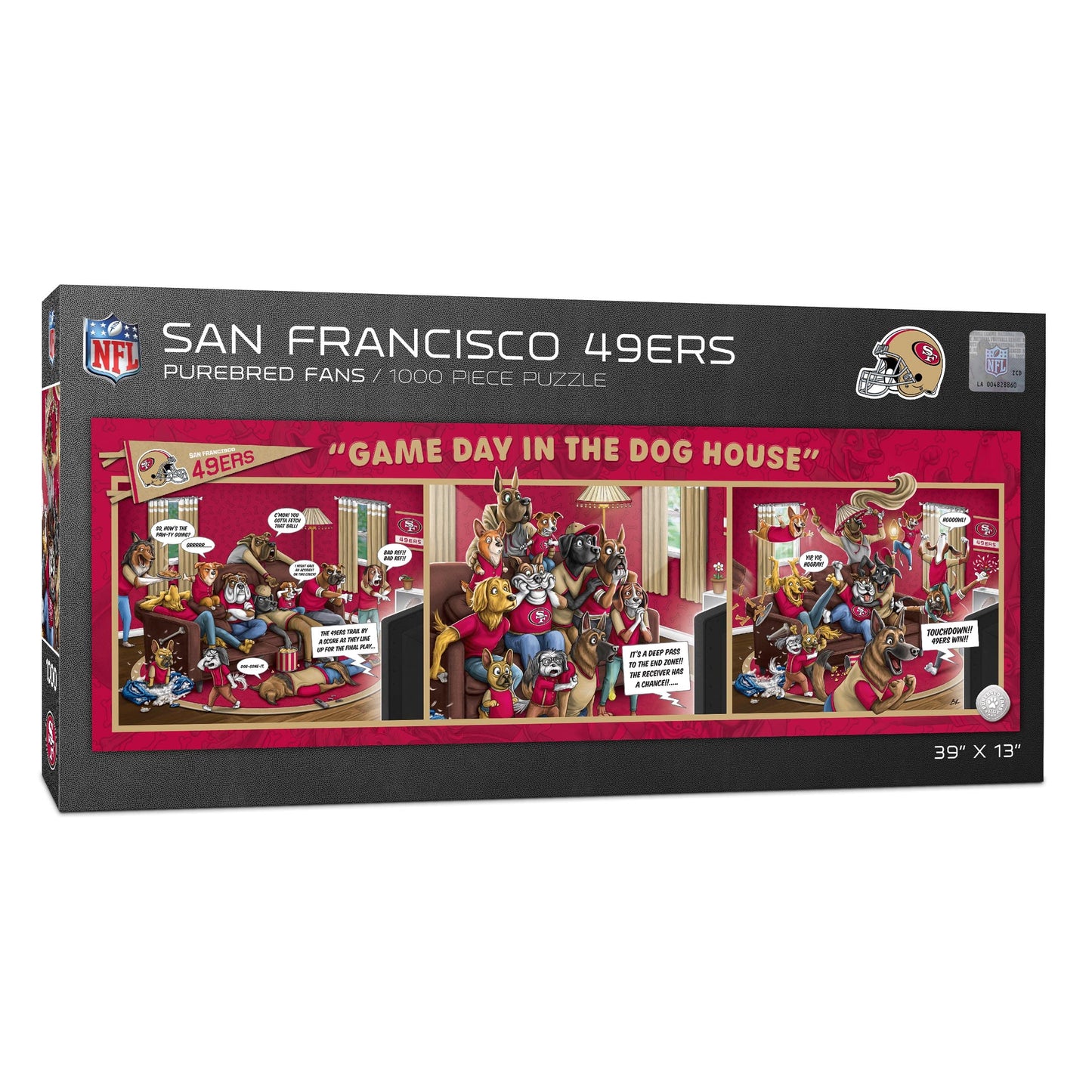 Youthefan Nfl San Francisco 49Ers Game Day In The Dog House 1000Pc Puzzle