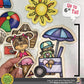 Summer Time Fun Felt Set | PRECUT & Ready to Play Felt Story Pieces for Flannel Board Teaching - Adorable Felt Characters by Pla