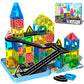 Mini Magnetic Tiles Road Set, STEM Building Toys for Kids Ages 38
