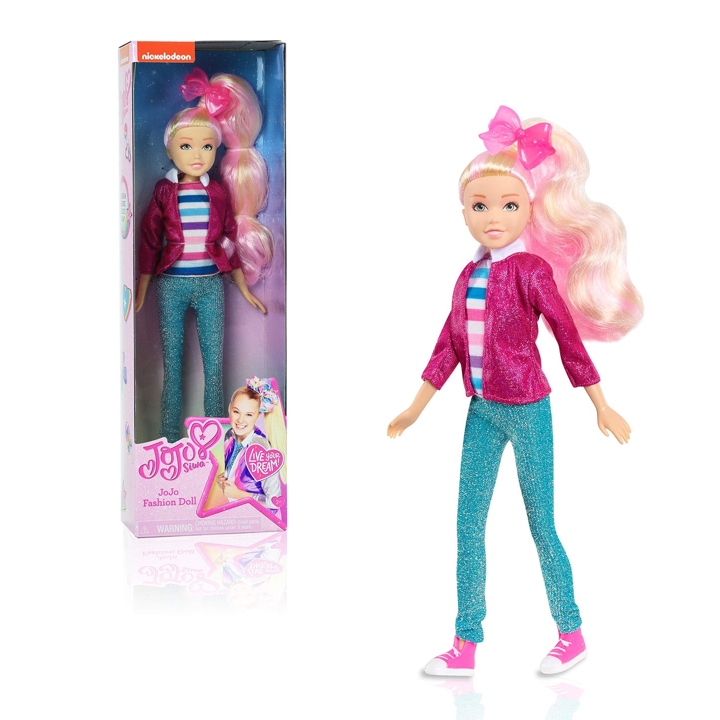 Jojo Siwa Fashion Doll, Shimmer & Sparkle, 10-Inch Doll, Kids Toys For Ages 3 Up By Just Play