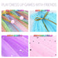 Relarliya Princess Cape Set For Little Girl Dress Up,11Pcs Princess Cape Cosplay Christmas Halloween Birthday Gift 3-8Y