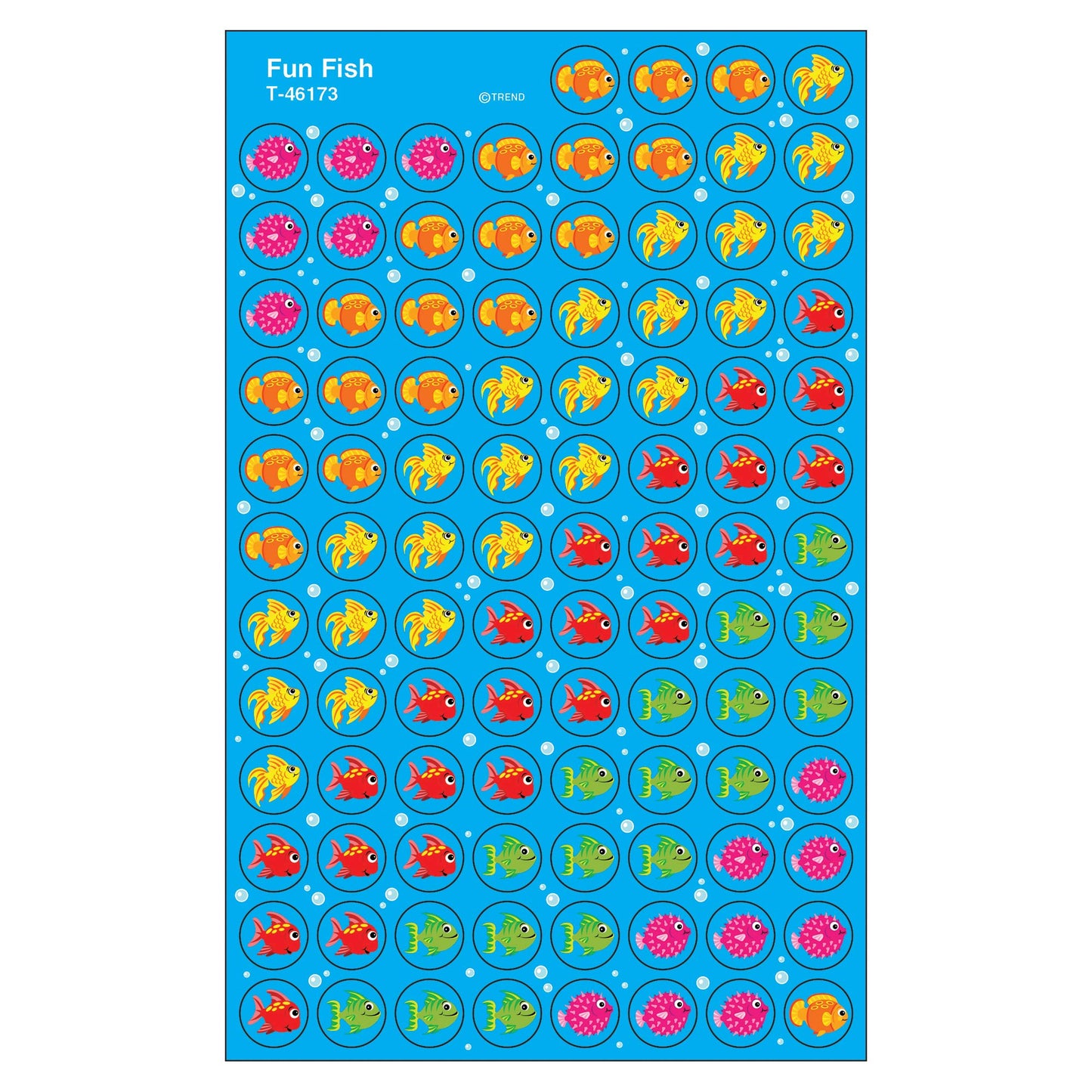 Trend Enterprises Inc. Superspots Stickers Fun Fish