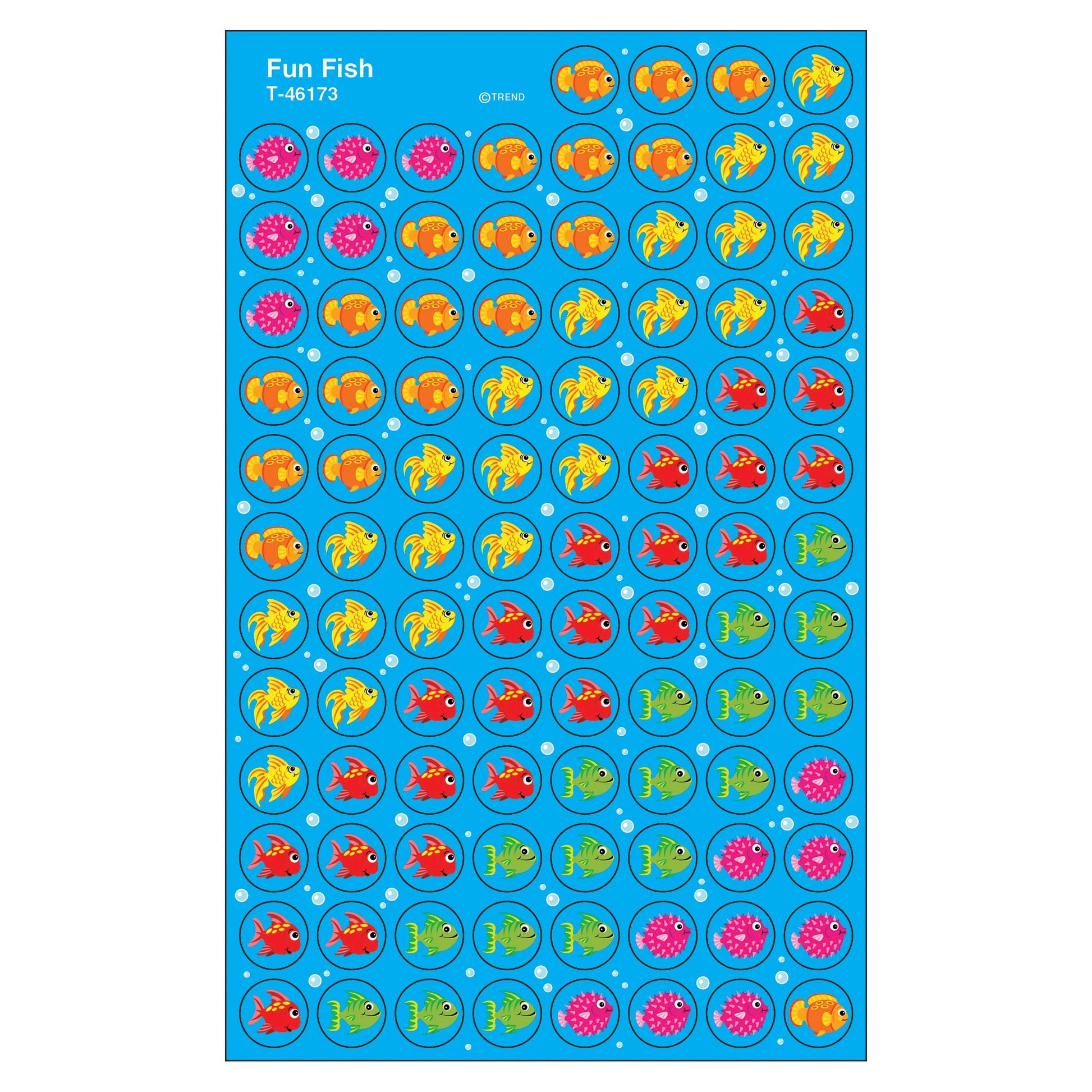 Trend Enterprises Inc. Superspots Stickers Fun Fish