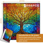 Pickforu Stained Glass Puzzles For Adults 1000 Pieces And Up, Mosaic Tree Of Life Puzzle Unique Rainbow Puzzles, Colorful Difficult Jigsaw Puzzles For Adults