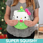Squishmallows Original 8-Inch Hello Kitty Christmas Tree - Official Jazwares Christmas Plush - Collectible Soft & Squishy Sanrio Stuffed Animal Toy - Add To Your Squad - Gift For Kids, Girls & Boys
