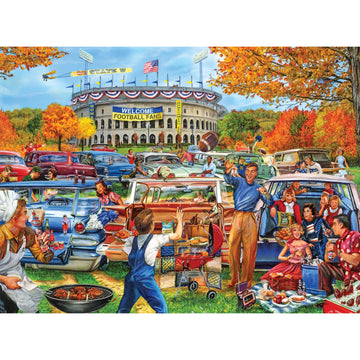 Roseart - Back To The Past - Tailgating Fun - 1000 Piece Jigsaw Puzzle For Adults