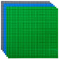 Strictly Briks Compatible With Lego 6 Pack Classic Baseplates 10X10 In, Stackable Building Plates With 32 X 32 Studs, Mats, Base