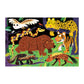 Mudpuppy’S Land Predators 100 Piece Glow In The Dark Puzzle, Includes 100 Glow In The Dark Pieces, Perfect For Ages 5+, Turn Out The Lights And Let The Completed Puzzle Glow!