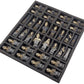 Hpl Medieval Times Skull Busts Gothic Fantasy Skeleton Chess Men Set - No Board