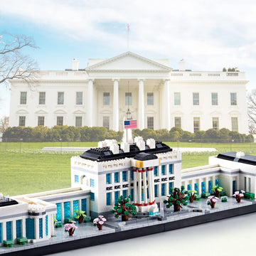Jxrlmb White House Architecture Micro Building Blocks Sets For Adults 3520 Pcs U.S. Capital Famous World Landmark Collection Kit Toys For Kids Age Of 14+