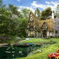 Anatolian 3000 Piece Jigsaw Puzzle - Spring Lake Cottage, Multicolor, Model #4900, Cardboard