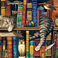 Buffalo Games Frederick the Literate 750 Piece Jigsaw Puzzle, Multicolor, 24"L X 18"W, Cardboard, Model 17077