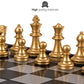 Big Mo's Toys Magnetic Travel Chess Set - Folding Board, Portable, Metal, Silver, 9.7" - Great Travel Toy for Kids and Adults
