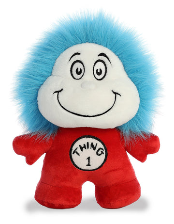 Aurora® Whimsical Dr. Seuss™ Dood Plushie™ Thing One & Two Double Stuffed Animal - Magical Storytelling - Officially Licensed - Red 8.5 Inches