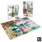 500 Piece Puzzle for mature-themeds Hygge Collection Cat in Window Rhi James Blueboard Jigsaw and Candle by KI Puzzles