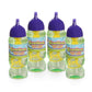 Gazillion Bubbles 10 oz. 4-Pack + 4 Multi Bubble Wands  Non-Toxic  Long-Lasting Bubbles  Great for Kids Parties  Ages 3+
