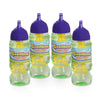 Gazillion Bubbles 10 oz. 4-Pack + 4 Multi Bubble Wands  Non-Toxic  Long-Lasting Bubbles  Great for Kids Parties  Ages 3+