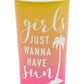 American Greetings Bachelorette Party Supplies, Girls Just Wanna Have Sun 22 Oz. Party Cups (8-Count)