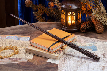 Handicraftviet - Hand Carved Wooden Magic Wand/Magic Wands For Wizards/Collectible Cosplay Magic Wand/Magical Gift For Halloween, Christmas And Birthday Party, 15 Inch (S4)