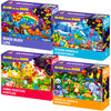 Quokka 4X60 Piece Puzzles For Kids Ages 4-6 – Glow-In-The-Dark Puzzles For Kids 4-8 I Farm Bugs Tropical & Ocean Animals I Fun Educational Toddler Puzzles For Boys & Girls – Educational Game Toys Gift