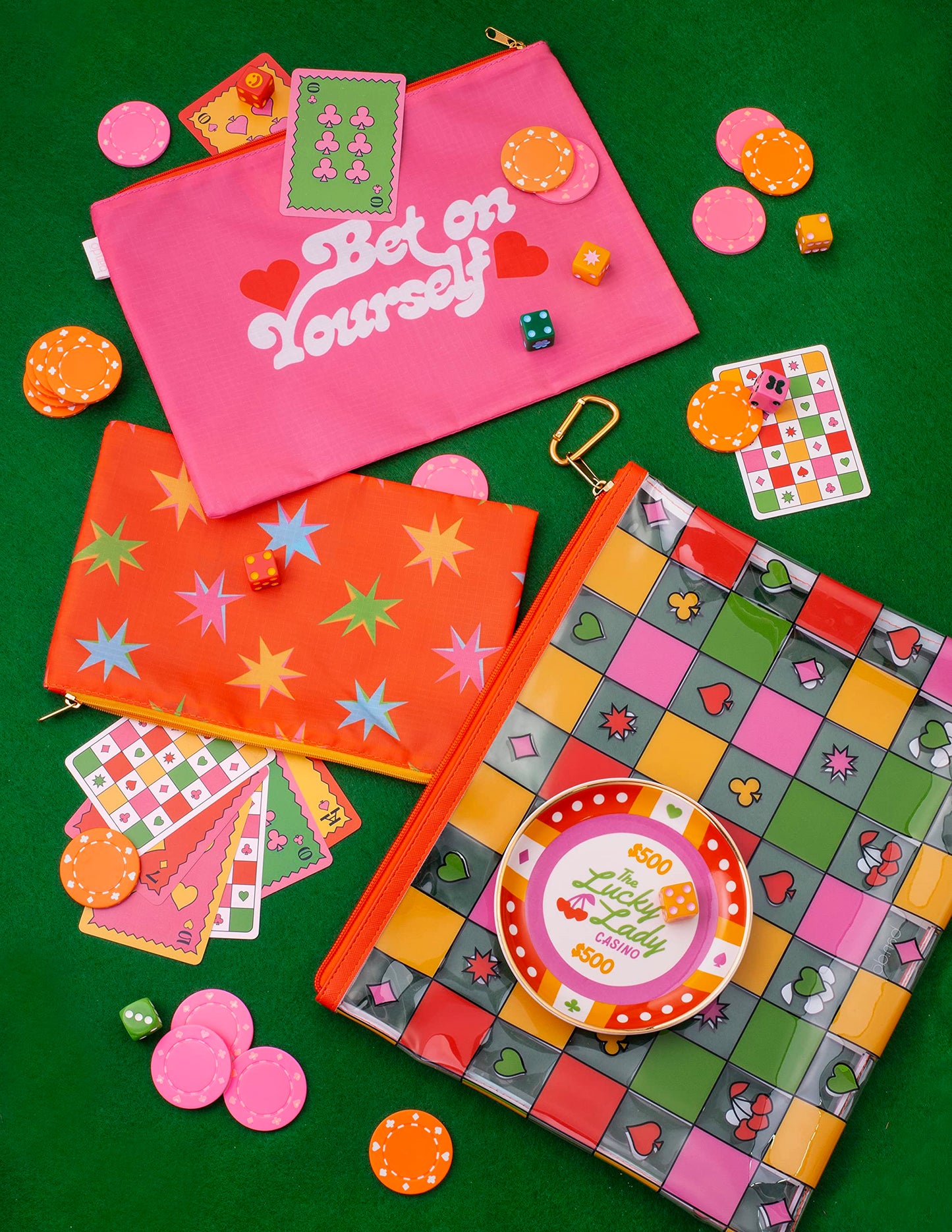 Ban.Do Game On! Waterproof Playing Cards, Standard 52 Deck Of Cards, Waterproof Cards With Storage Case