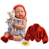 JC Toys Nature Collection 15" Anatomically Correct Vinyl Girl Baby Doll - Model 18066, Made in Spain