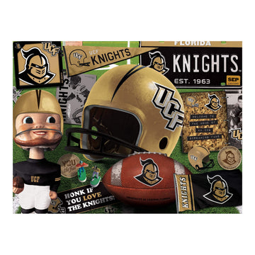 Youthefan Ncaa Central Florida Knights Retro Series Puzzle - 500 Pieces, Team Colors, Large