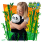 Ecobuddiez - Panda From Deluxebase. 12 Inch Panda Plush Toy. Eco Friendly Child Safe Panda Stuffed Animal Made From Recycled Plastic Bottles.