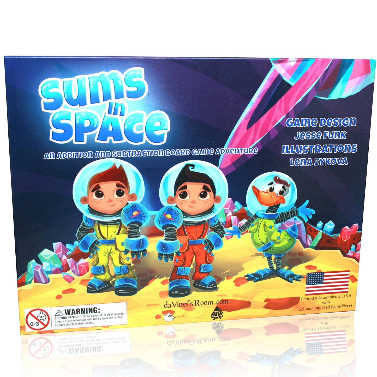 Sums In Space - Addition And Subtraction Games - Kindergarten And First Grade Educational Math Games For Kids 5-7