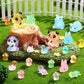 Seenelling 240 Pcs Mini Resin Animals 10 Adorable Style Miniature Resin Animals Tiny Luminous Animals Figures Bulk for Micro Gar