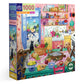 Eeboo Piece & Love: Pink Kitchen - 1000 Piece Puzzle - Adult Square Jigsaw, 23X23, Includes Image Reference Insert, Glossy Piece