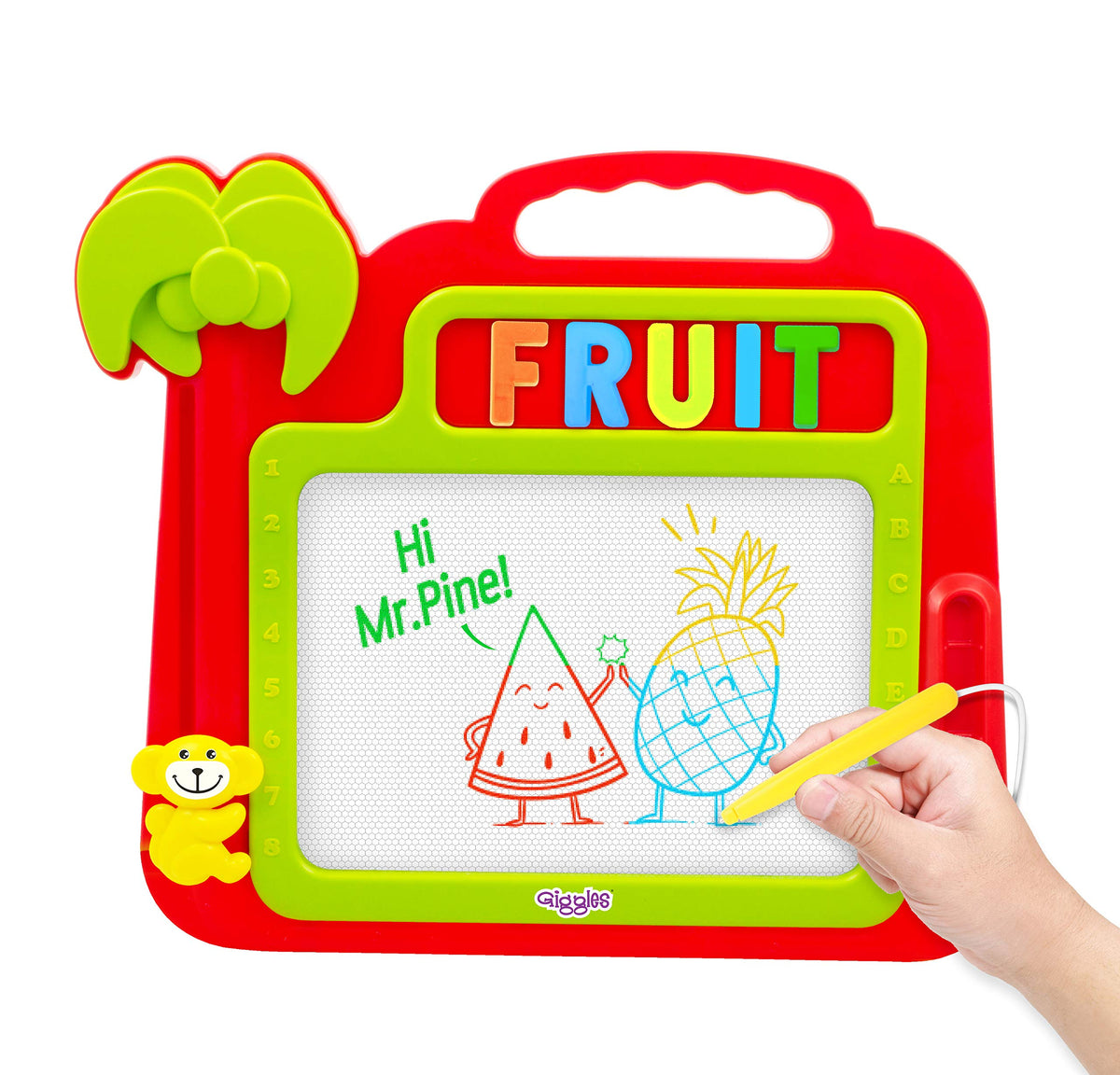 Giggles Funskool, Super Doodle, Multicolour Erasable Magic Slate, Easy to Write, Read and Draw, 3 Years & Above, Preschool Toys 