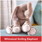 GUND Chai Elephant Plush  enhanced Stuffed Animal for Ages 1 and Up  Gray  10