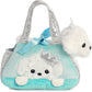 Aurora® Fashionable Fancy Pals™ Peek-A-Boo Princess Puppy Stuffed Animal - On-The-Go Companions - Stylish Accessories - Multicolor 7 Inches